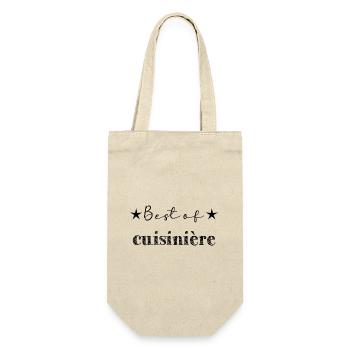 BONNE FÊTE MAMAN. MAMAN. FÊTE DES MÈRES. CUISINE - Sac à bouteille - nature - Devant