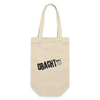 ObachtStyle | Redewendung - Geschenkbeutel für Flaschen - Natur - Vorne