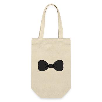 KNOT. BOWTIE. MAN. SIR. DAD. FEAST - Gift Bag for Bottles - nature - Front