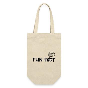 Fun Fact: I Don't Care | Funny Saying Sarcastic - Gift Bag for Bottles - nature - Front