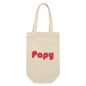 BONNE FÊTE PAPA. PAPA. FÊTE DES PÈRES. PÈRE - Sac à bouteille - nature - Devant