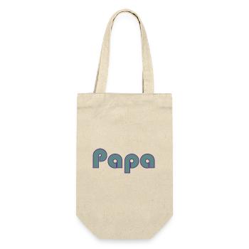 DAD. FATHER's DAY. HAPPY BIRTHDAY DAD. HAPPY BIRTHDAY - Gift Bag for Bottles - nature - Front