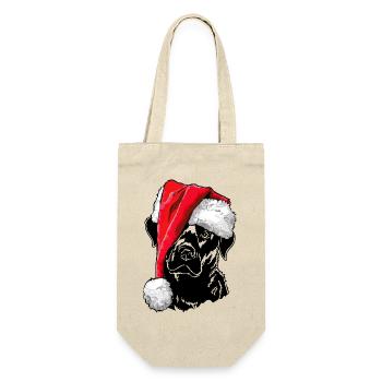 Père Noël Labrador Retriever chien de Noël Wilsigns - Sac à bouteille - nature - Devant