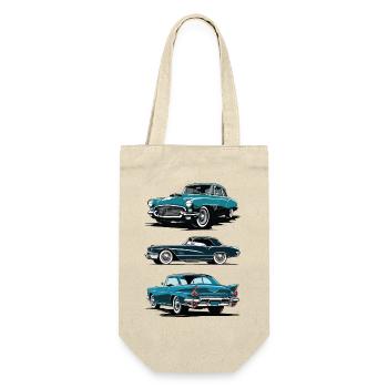 Vintage cars. Classic cars. - Gift Bag for Bottles - nature - Front