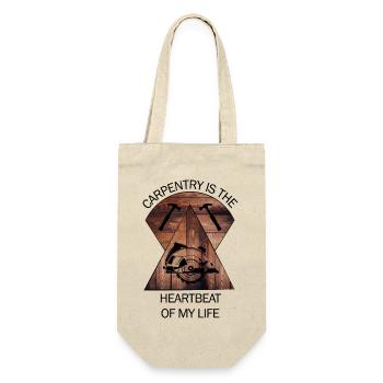 Carpenter Carpenter Rooms Craftsman Wood - Gift Bag for Bottles - nature - Front