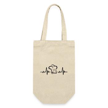 Heart palpitations of the chef's hat - Gift Bag for Bottles - nature - Front