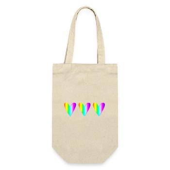 MAMAN. FÊTE DES MÈRES. BONNE FÊTE MAMAN. JE T'AIME - Sac à bouteille - nature - Devant