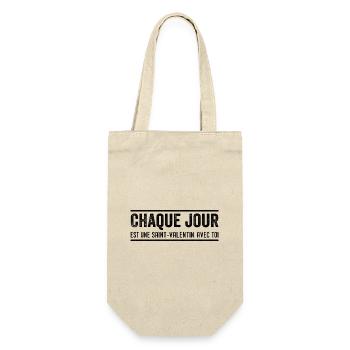 Every day is a Valentine's Day with you - Gift Bag for Bottles - nature - Front