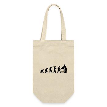 Veterinary Evolution Gift for Veterinarians - Gift Bag for Bottles - nature - Front