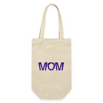 MOM. MAMAN. FÊTE DES MÈRES. BONNE FÊTE MAMAN - Sac à bouteille - nature - Devant