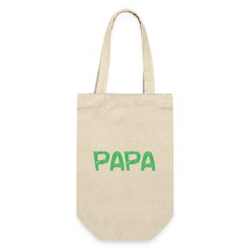 DAD. HAPPY BIRTHDAY DAD. DAD. FATHER's DAY - Gift Bag for Bottles - nature - Front