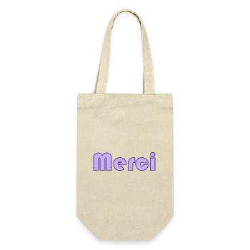 MERCI. MAÎTRESSE. MAÎTRE. MERCI MAÎTRESSE - Sac à bouteille - nature - Devant