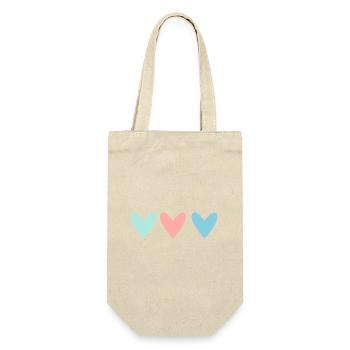 SAINT VALENTINE. bachelorette party. I LOVE YOU. I LOVE YOU. LOVE - Gift Bag for Bottles - nature - Front