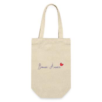 NOËL. ANNEE. ANNIVERSAIRE. RETRAITE. PAPA. MAMAM. - Sac à bouteille - nature - Devant