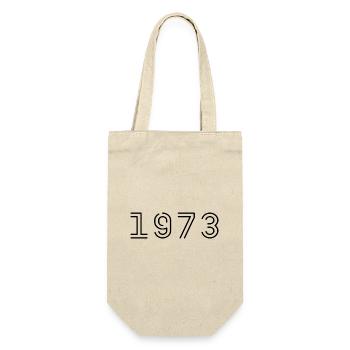 1973 Retro 1973 Gift 1973 Vintage 1973 - Gift Bag for Bottles - nature - Front