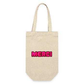 MERCI. MAÎTRESSE. MAÎTRE. MERCI MAÎTRESSE - Sac à bouteille - nature - Devant
