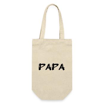 FATHER's DAY. HAPPY BIRTHDAY DAD. DAD. HAPPY BIRTHDAY - Gift Bag for Bottles - nature - Front