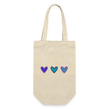CHRISTMAS. MERRY CHRISTMAS. MERRY CHRISTMAS. NEW YEAR’S DAY - Gift Bag for Bottles - nature - Front