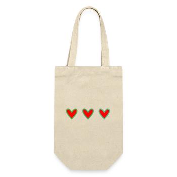 SCHÖNEN MUTTERTAG. MAMA. MUTTERTAG - Geschenkbeutel für Flaschen - Natur - Vorne