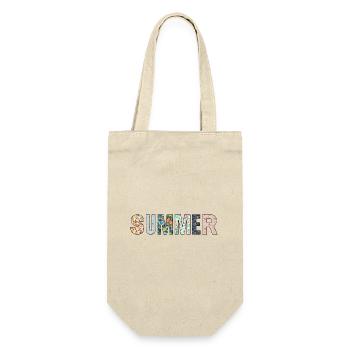Summer | Summer | Tree | Blossoms | Sunshine - Gift Bag for Bottles - nature - Front