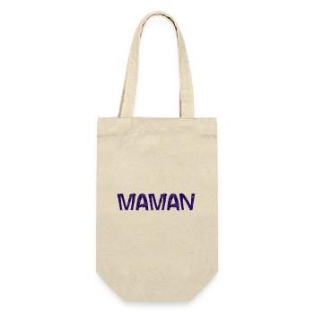 BONNE FÊTE MAMAN. MAMAN. FÊTE DES MÈRES. JE T'AIME - Sac à bouteille - nature - Devant
