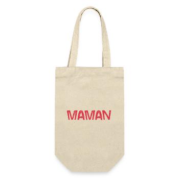 MA CHERIE. FÊTE DES MÈRES. BONNE FÊTE MAMAN. MAMAN - Sac à bouteille - nature - Devant