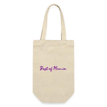 MAMIE. FÊTE DES MÈRES. BONNE FÊTE MAMIE. JE T'AIME - Sac à bouteille - nature - Devant