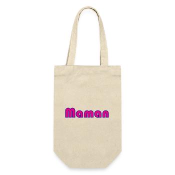 MAMAN. FÊTE DES MÈRES. BONNE FÊTE MAMAN. FETE - Sac à bouteille - nature - Devant