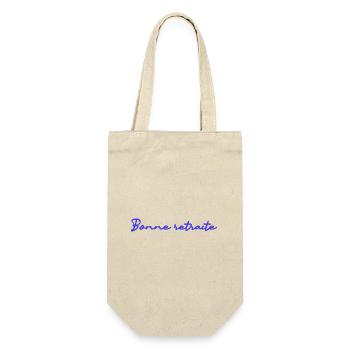 RETRAITE. RETRAITE. RETRAITEE. RETRAITE. COLLEGUE - Sac à bouteille - nature - Devant