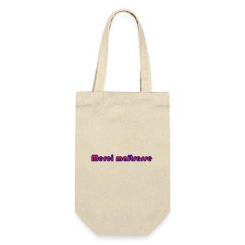 MERCI. MAÎTRESSE. MAÎTRE. MERCI MAÎTRESSE - Sac à bouteille - nature - Devant