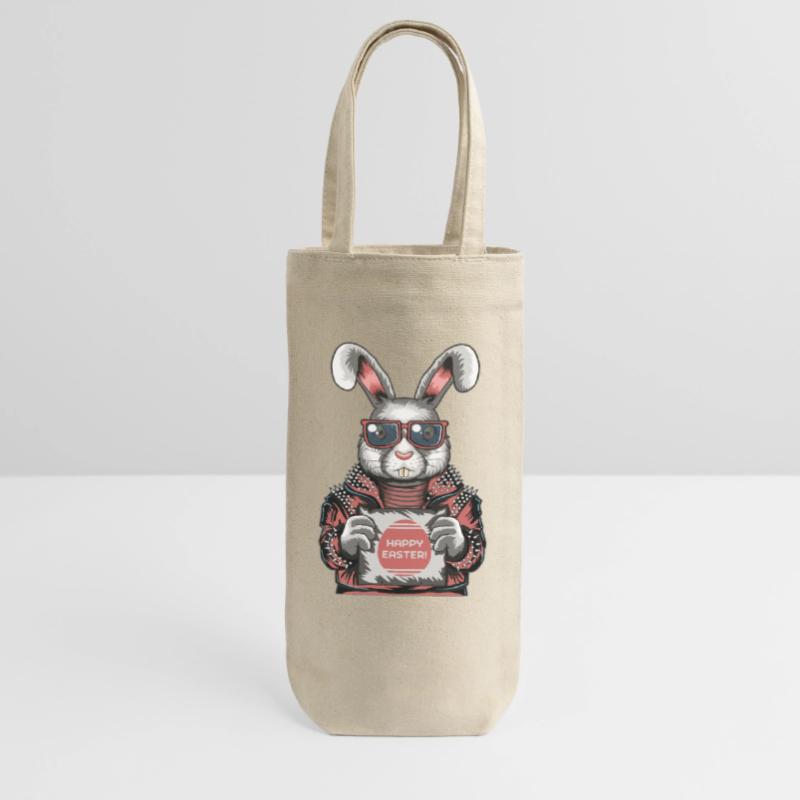 Happy easter easter easter festival easter rabbit Gift Bag for Bottles