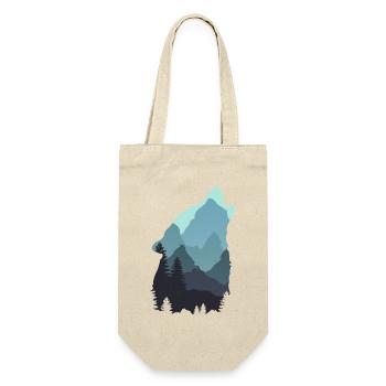 Wolf - Gift Bag for Bottles - nature - Front