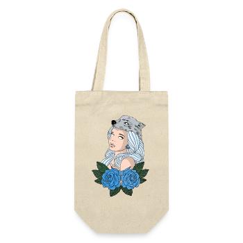 Fille loup - Sac à bouteille - nature - Devant