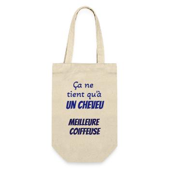 T shirt coiffeuse - Sac à bouteille - nature - Devant