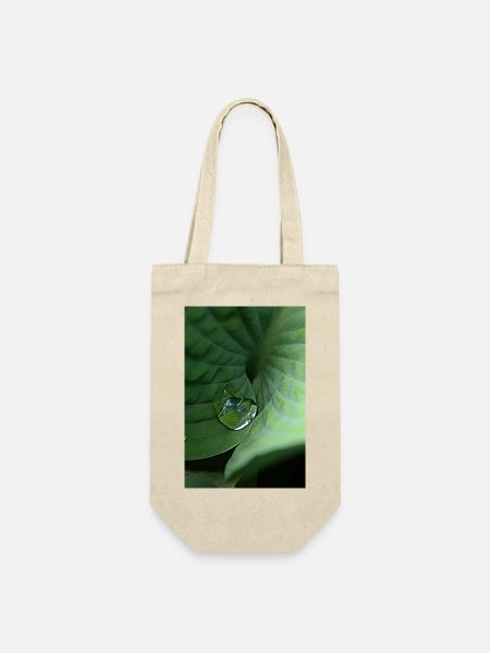 Blattgrün Tropentau - Geschenkbeutel für Flaschen - Natur