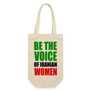 Be the voice of iranian women - Gift Bag for Bottles - nature - Front