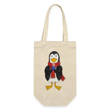 Penguins Winter cozzy hygge cozy winter time - Gift Bag for Bottles - nature - Front