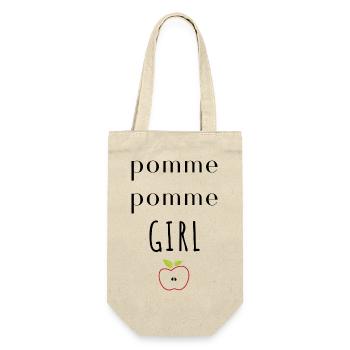 Pomme pomme girl - Sac à bouteille - nature - Devant