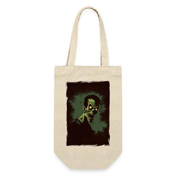 Zombie Illustration Minimaliste Design - Sac à bouteille - nature - Devant