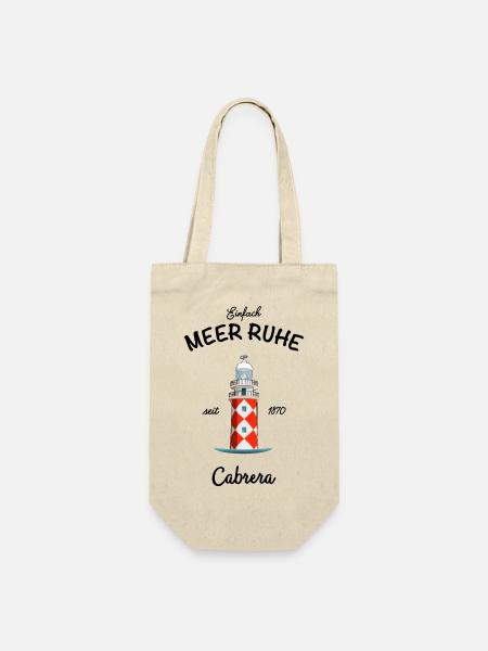 Balearen, Insel Cabrera, Meer Ruhe - Geschenkbeutel für Flaschen - Natur