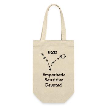 Gift astrological sign fish - Gift Bag for Bottles - nature - Front