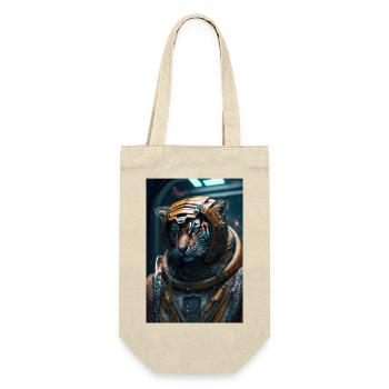 Tigers in space - Gift Bag for Bottles - nature - Front