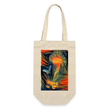 Der Schrei des Sonnentau - Geschenkbeutel für Flaschen - Natur - Vorne