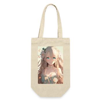 Anime Girl Anime Girl Waifu Otaku Beautiful - Gift Bag for Bottles - nature - Front