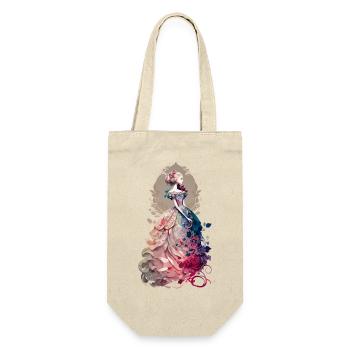 Lady Flower - Gift Bag for Bottles - nature - Front