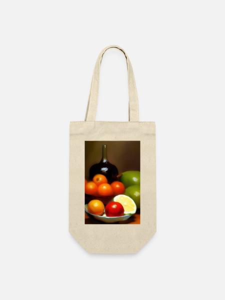 Früchte - Geschenkbeutel für Flaschen - Natur