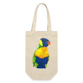 Loriquet arc-en-ciel Loriquet Allcolor Lorikeet Oiseau perroquet coloré - Sac à bouteille - nature - Devant