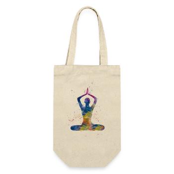 Yoga exercise - Gift Bag for Bottles - nature - Front