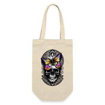 Butterfly skull T-shirts, Butterfly t-shirt - Sac à bouteille - nature - Devant
