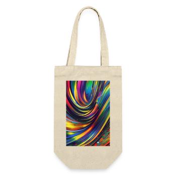 Abstrakte Kunst - Geschenkbeutel für Flaschen - Natur - Vorne